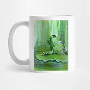 Lazy frog Mug